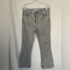 Articles Of Society Light Gray Flare Jeans